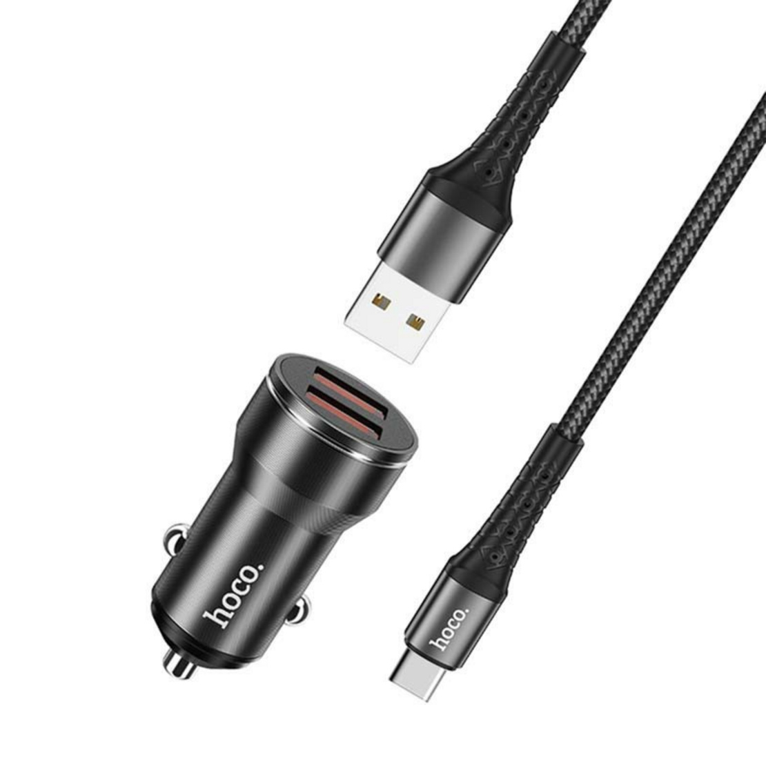 Hoco car charger with TPYE-C cable Hoco car charger with TPYE-C cable